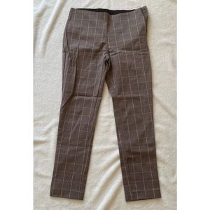 Target gray dress pants with white pin stripes